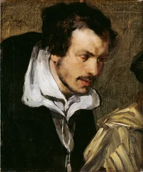 Didrik Slagheck. (Porträtstudie zu Christian II. unterzeichnet das Todesurteil von Torben Oxe)